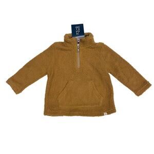 NWT Me & Henry 3/6M Beige Sherpa Pullover